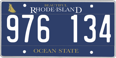 RI license plate 976134