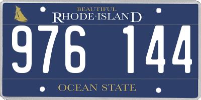 RI license plate 976144