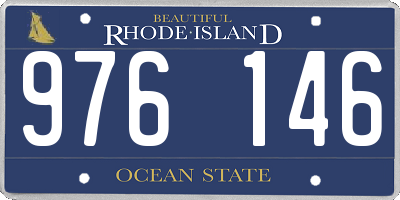 RI license plate 976146