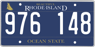 RI license plate 976148