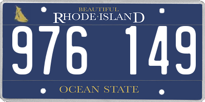 RI license plate 976149