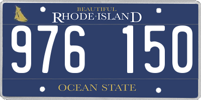 RI license plate 976150