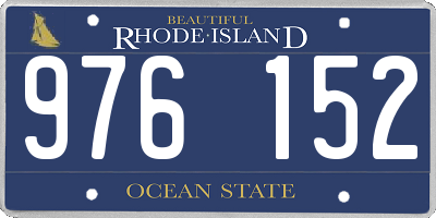 RI license plate 976152