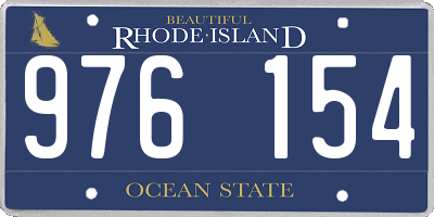 RI license plate 976154