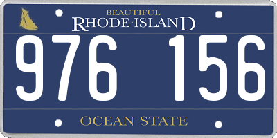RI license plate 976156