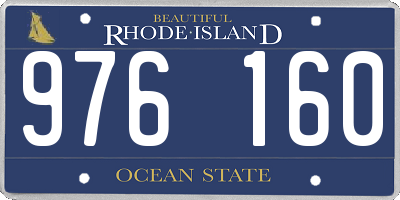 RI license plate 976160