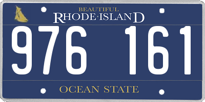 RI license plate 976161