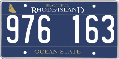 RI license plate 976163