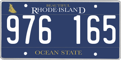 RI license plate 976165