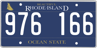 RI license plate 976166