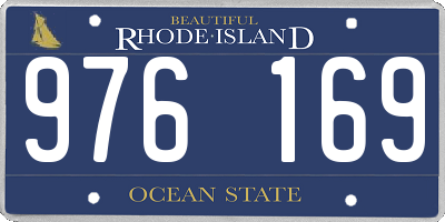 RI license plate 976169