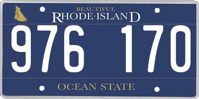 RI license plate 976170