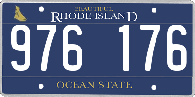 RI license plate 976176