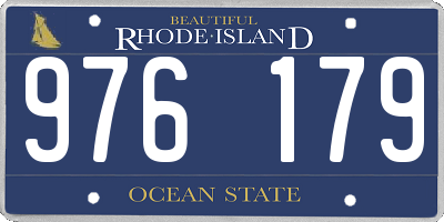 RI license plate 976179
