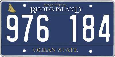 RI license plate 976184