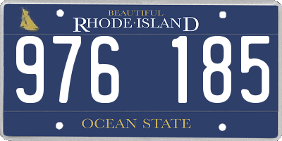 RI license plate 976185