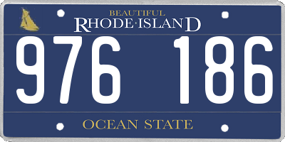 RI license plate 976186
