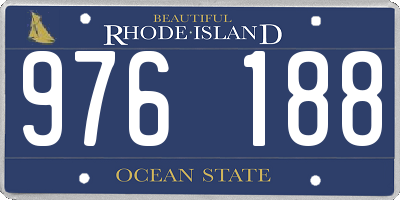 RI license plate 976188