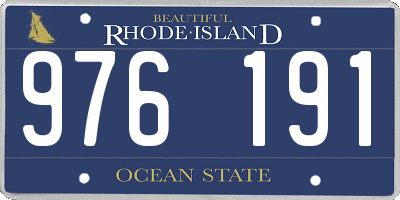 RI license plate 976191