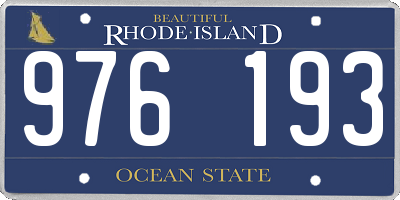 RI license plate 976193
