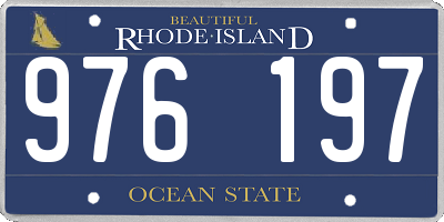 RI license plate 976197