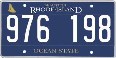 RI license plate 976198