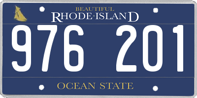 RI license plate 976201