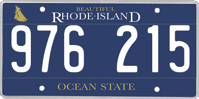 RI license plate 976215