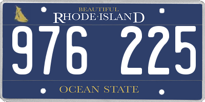 RI license plate 976225