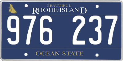 RI license plate 976237