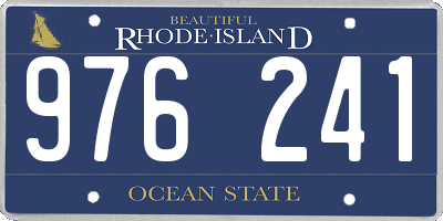 RI license plate 976241