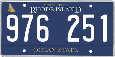 RI license plate 976251