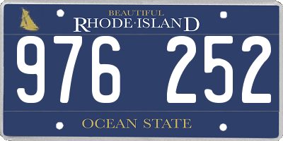 RI license plate 976252