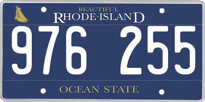 RI license plate 976255