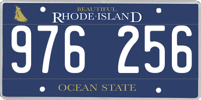RI license plate 976256