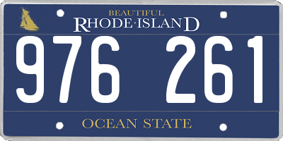 RI license plate 976261