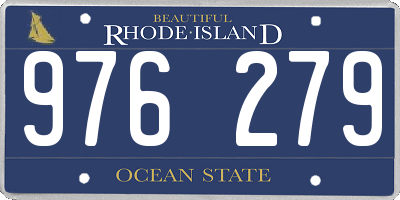 RI license plate 976279