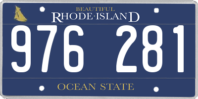 RI license plate 976281