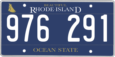 RI license plate 976291