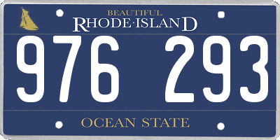 RI license plate 976293
