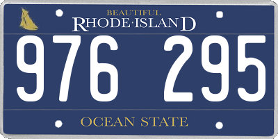 RI license plate 976295
