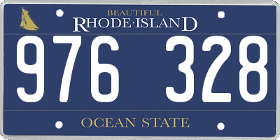 RI license plate 976328