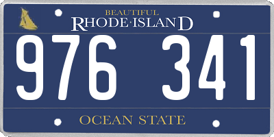 RI license plate 976341