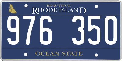 RI license plate 976350