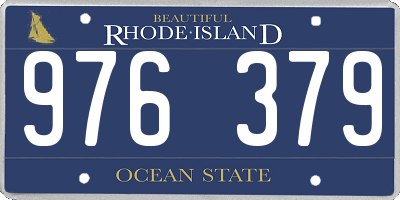 RI license plate 976379