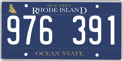 RI license plate 976391