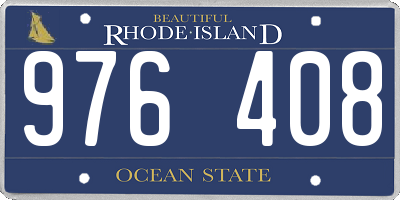 RI license plate 976408