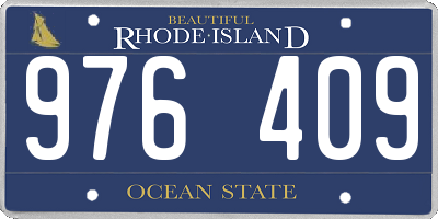 RI license plate 976409