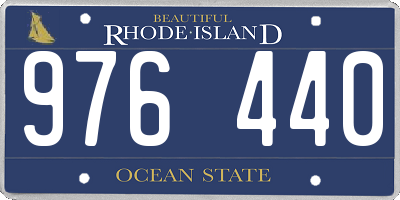 RI license plate 976440
