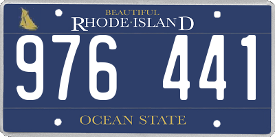 RI license plate 976441
